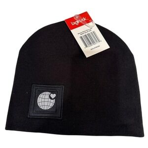 BIGTRUCK Kids Beanie OS Black Red Label Knit Hat Winter Skater Streetwear Warm